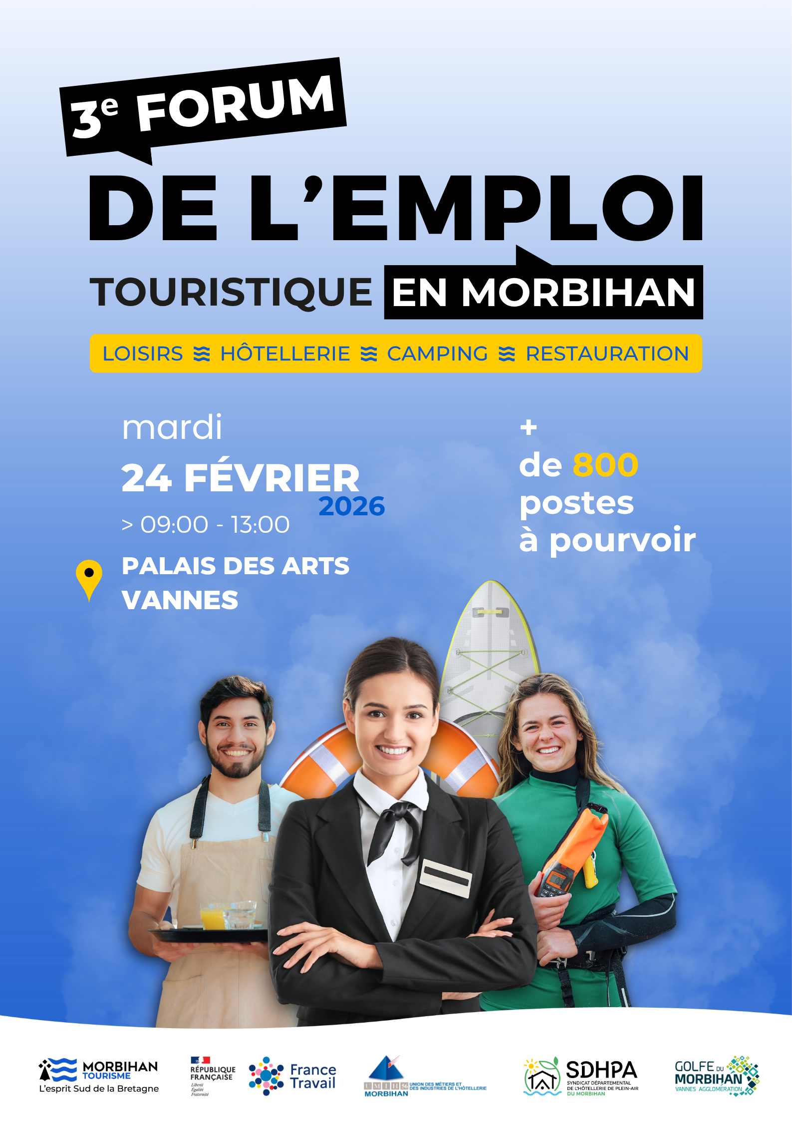 3ᵉ Forum de l’emploi touristique en Morbihan | Bretagne Emploi Tourisme